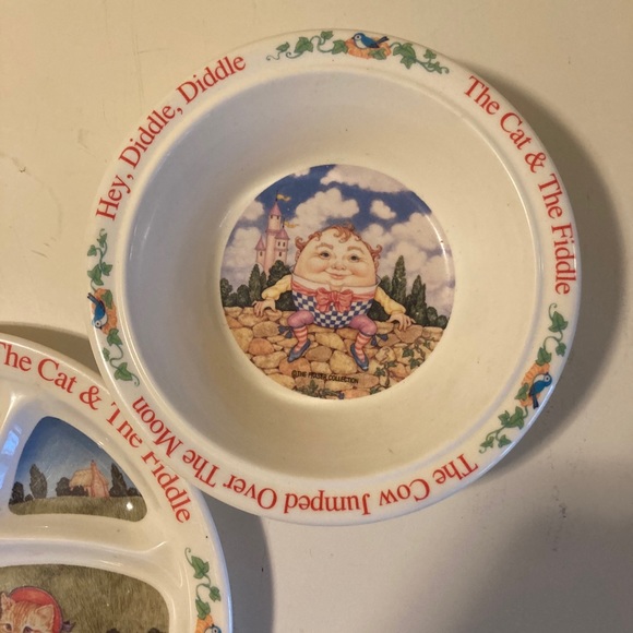 Nursery Rhyme Kids plate and bowl set - Picture 3 of 8